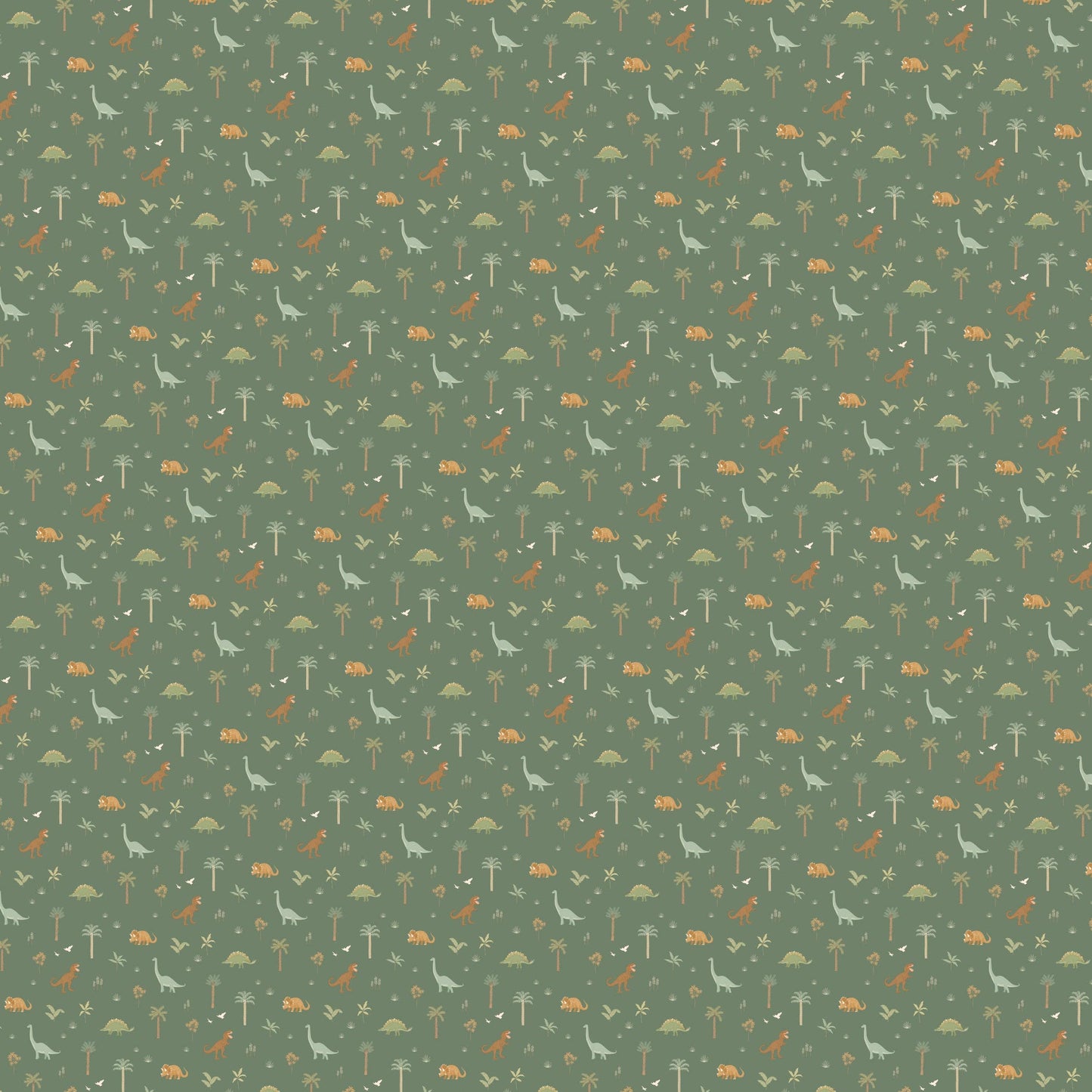 Dinos Organic Fitted Bassinet Sheet/Change Pad Cover