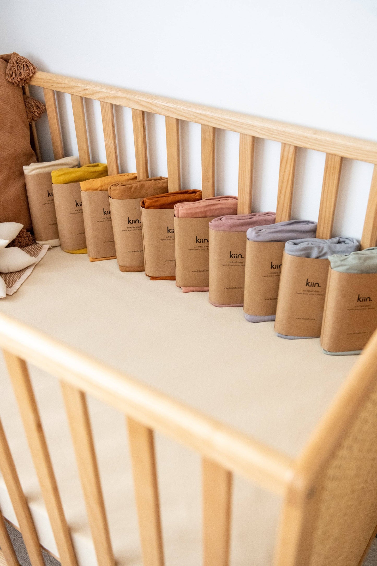 Organic Cot Sheet: Sage