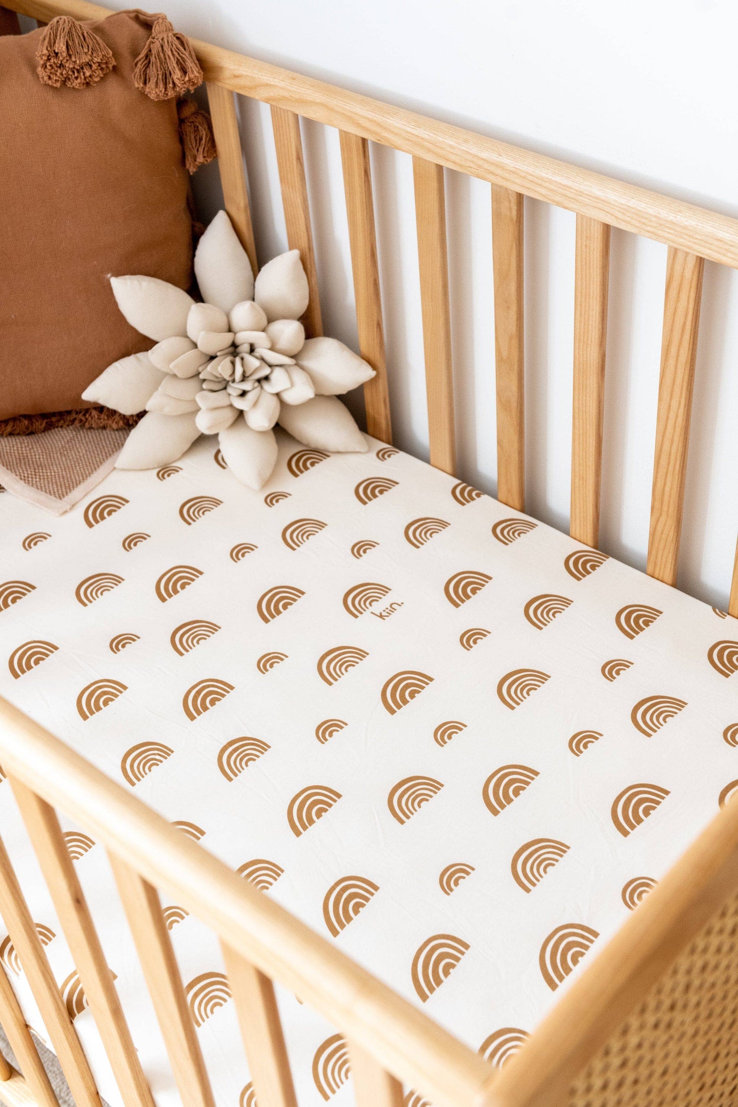 Organic Cot Sheet: Sage