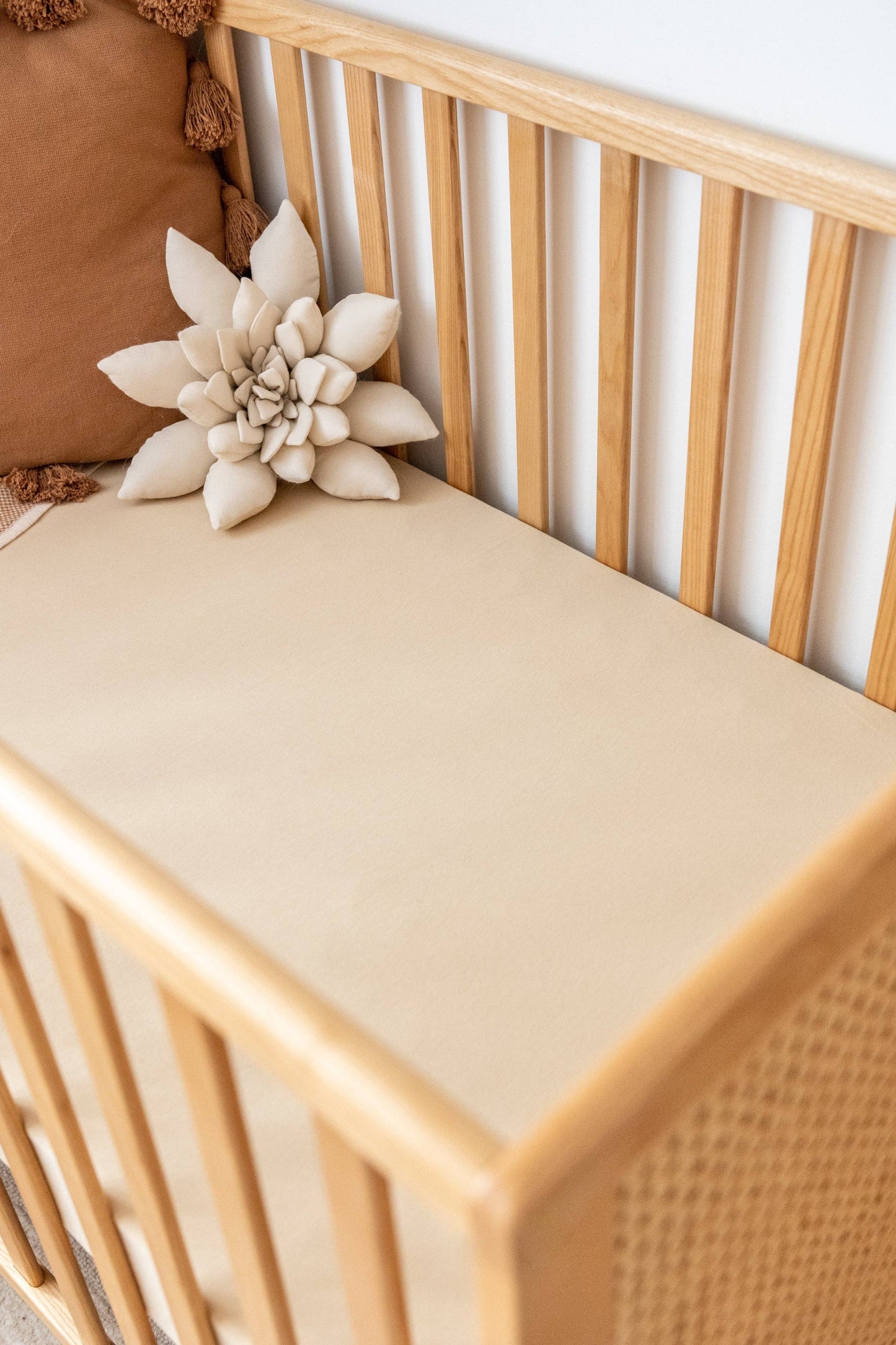 Organic Cot Sheet: Sage