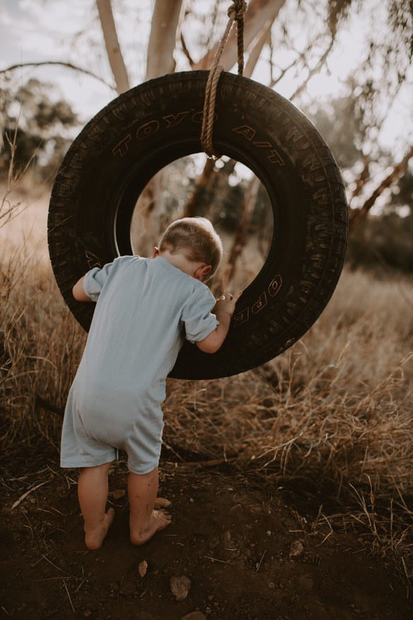 Adventure Romper - Sky