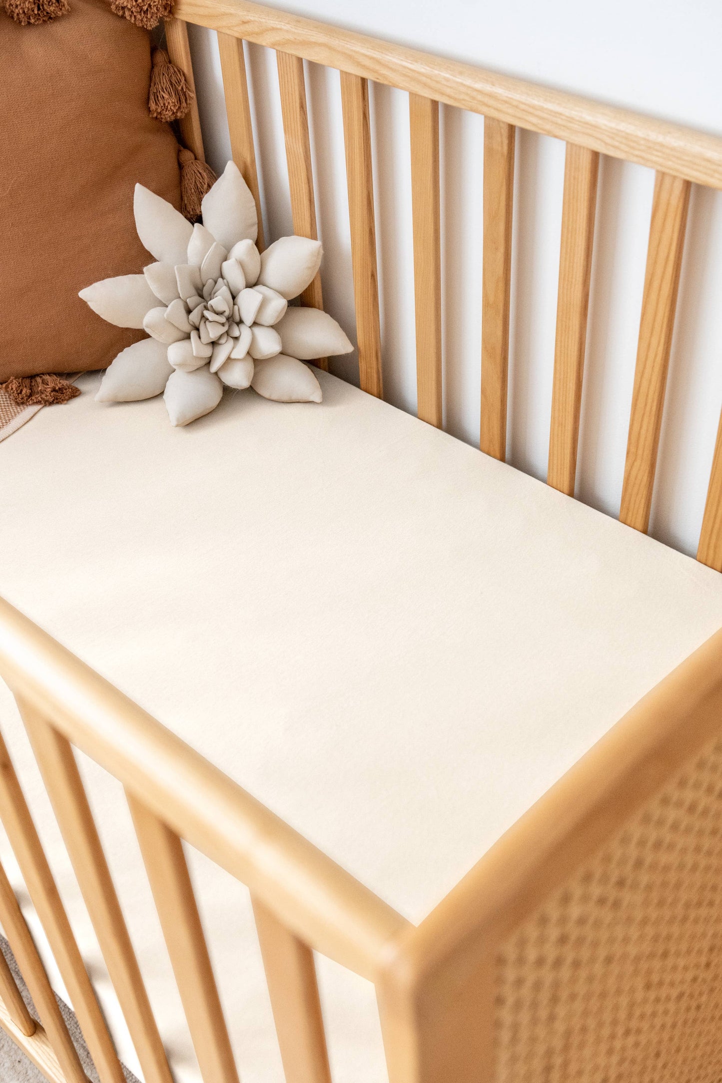 Organic Cot Sheet: Oat