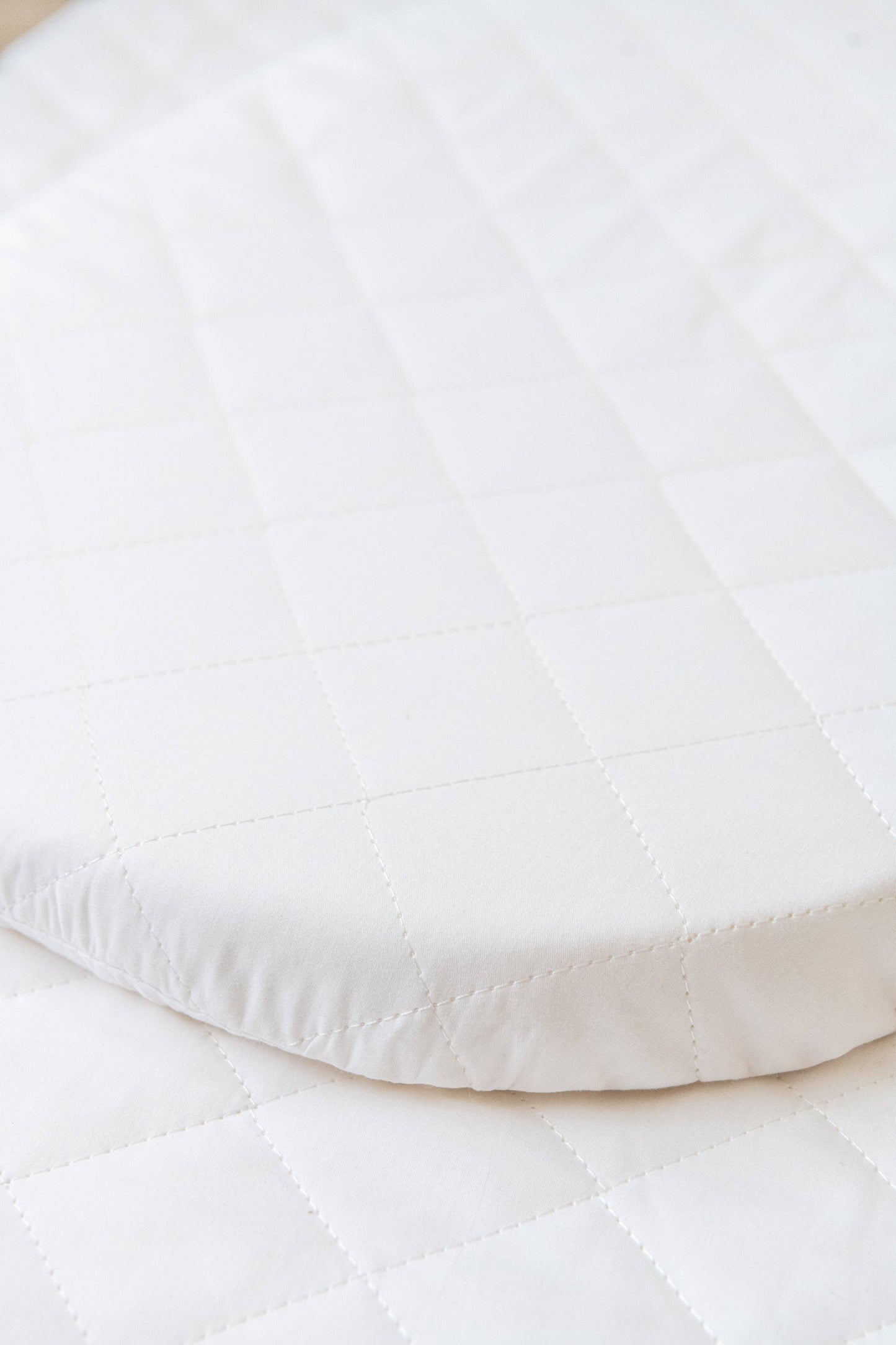Organic Fitted Mattress Protector: Change Pad / Bassinet Size