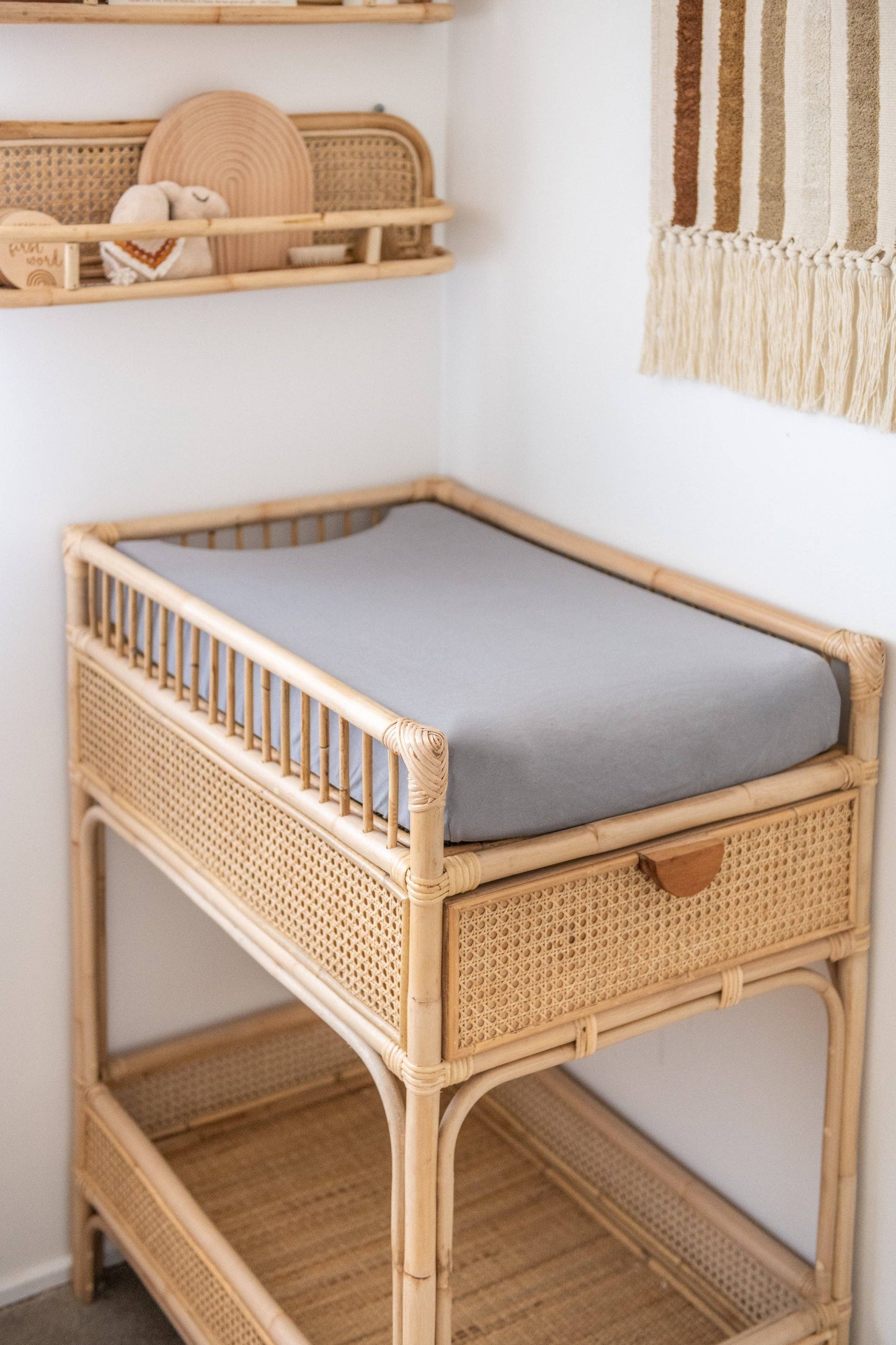 Organic Change Pad/Bassinet Sheet: Cloud