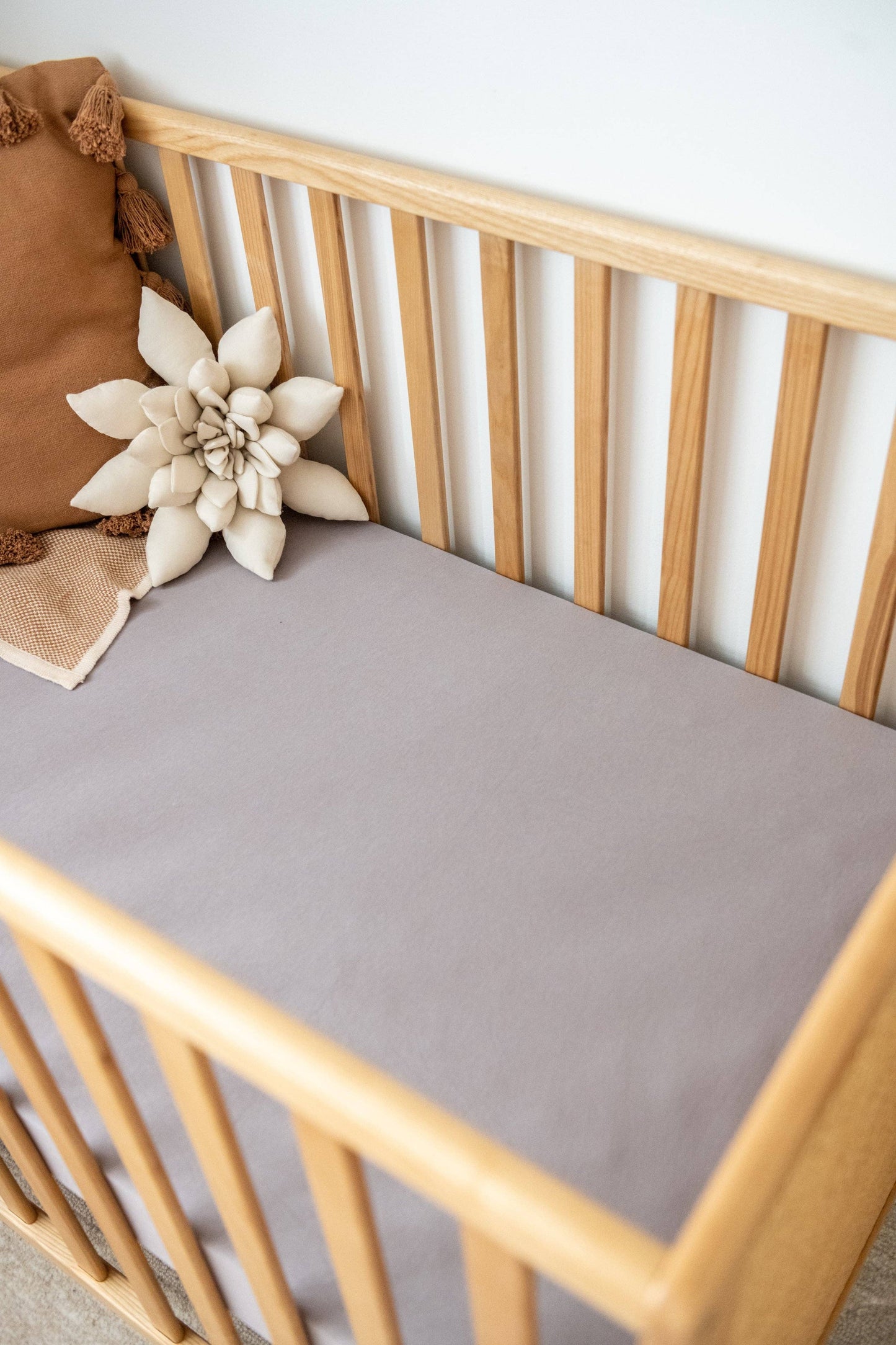 Organic Cot Sheet: Sage