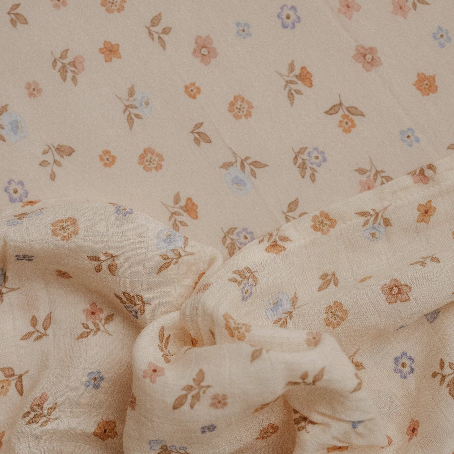 Meadow Organic Fitted Bassinet Sheet/Change Pad Cover