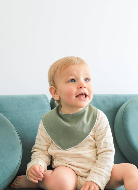 Dribble Bib: Eucalyptus