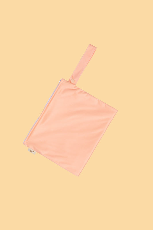 Reusable Wet Bag Peach Sunset