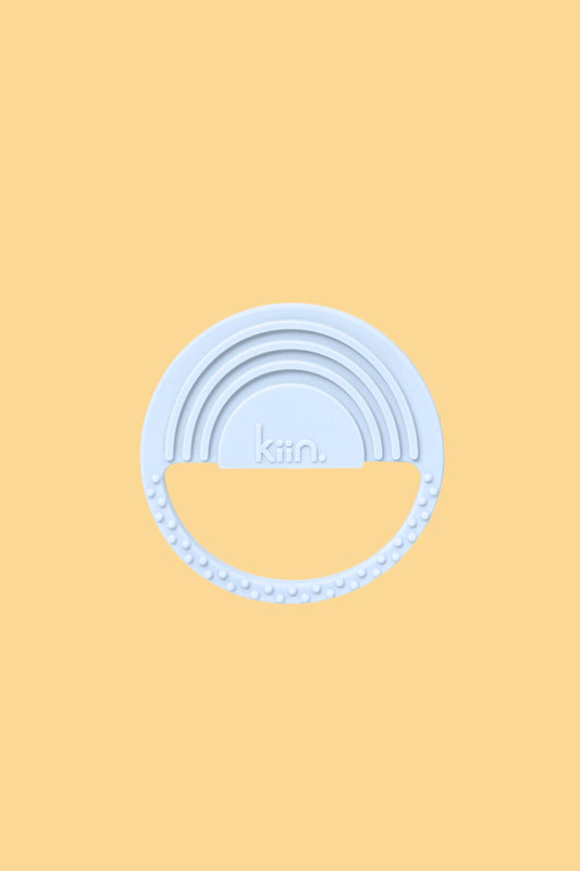 Rainbow Silicone Teether: Pastel Sky